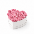 Corazón Rosa Premium 16 Rosas