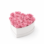 Corazón Rosa Premium 16 Rosas