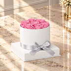 Caja Blanca Premium 7 Rosas
