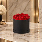 Caja Redonda Premium 12 Rosas