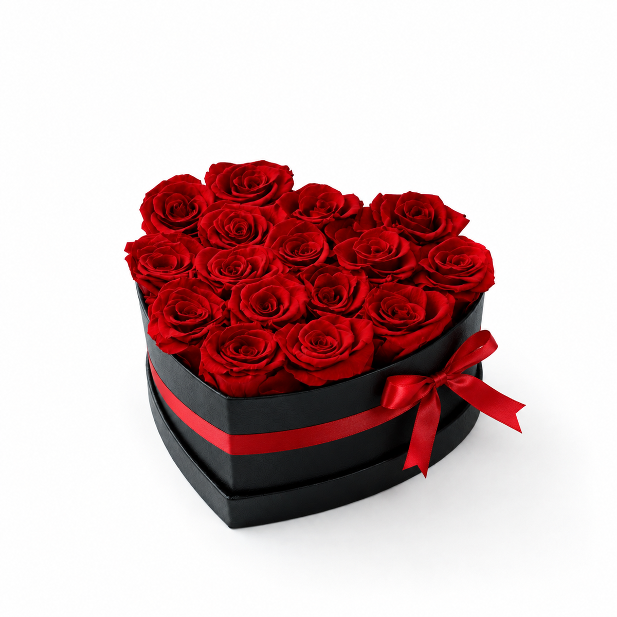 Corazón Rojo Premium 16 Rosas