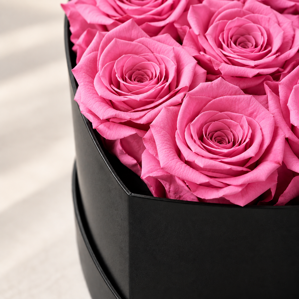 Corazon Rosa Premium  24/27 Rosas