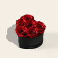 Corazón Rojo Premium 7 Rosas