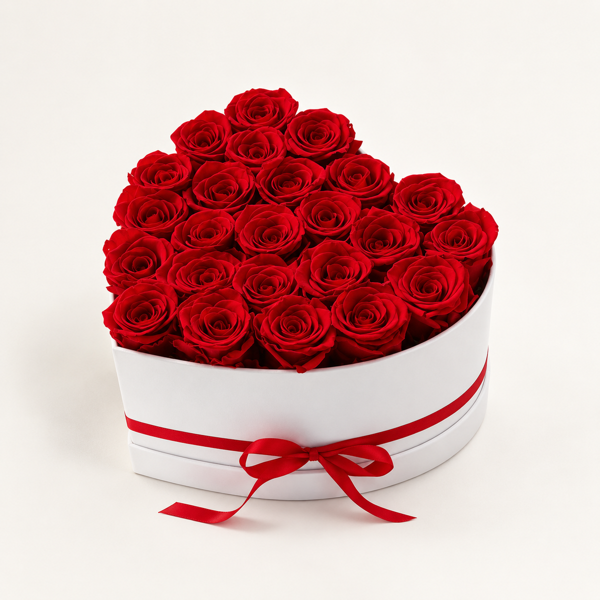Corazón Rojo Premium 24/27 Rosas